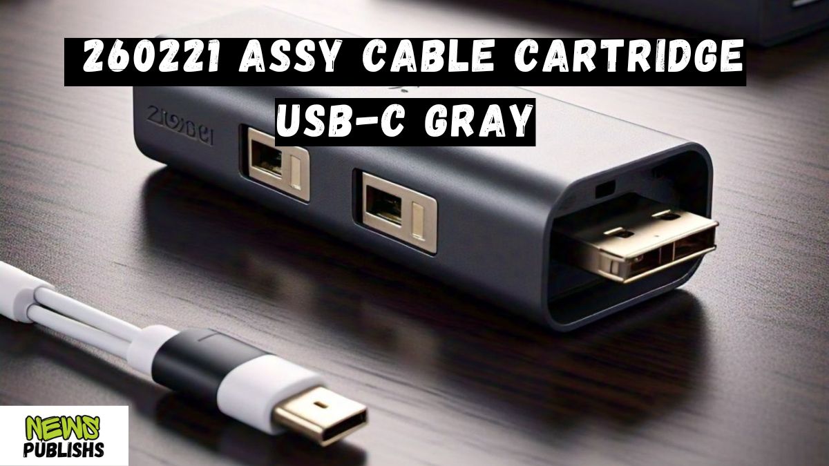 260221 Assy Cable Cartridge USB-C Gray